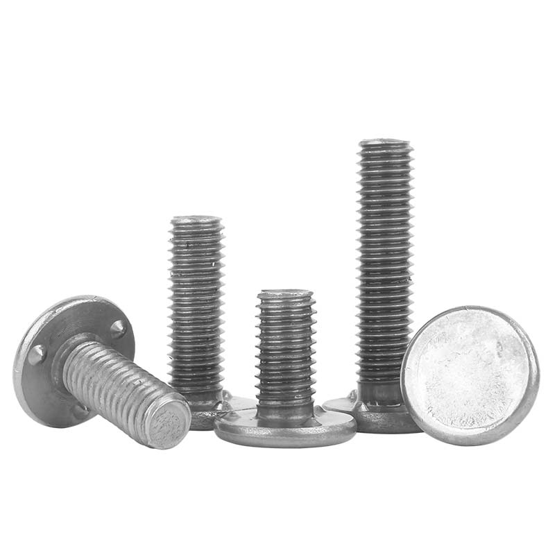 하단 돌출 용접 나사