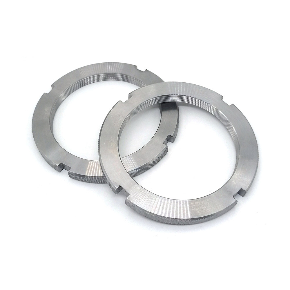 완전 나사형 슬롯형 원형 너트