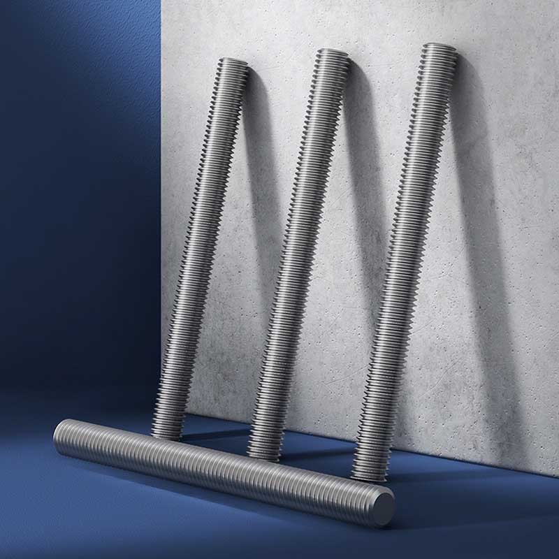 타원형 포인트가 있는 완전 스레드 스터드