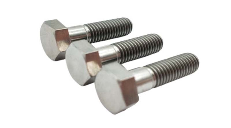 reduced shank hexagon head bolt