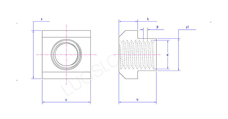 Easy To Install T Slot Nut