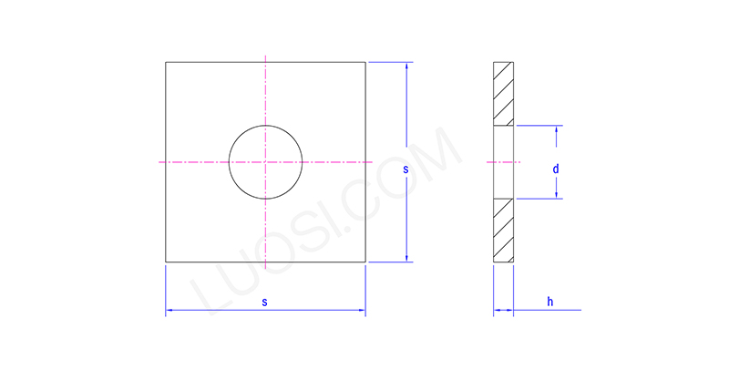 Precision Stamped Square Washer