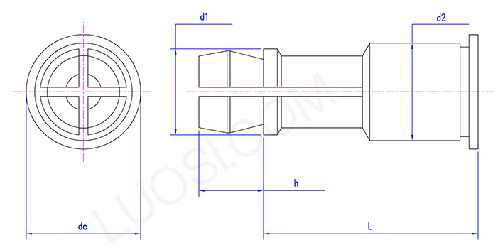 Stainless steel Spring Top Standoff