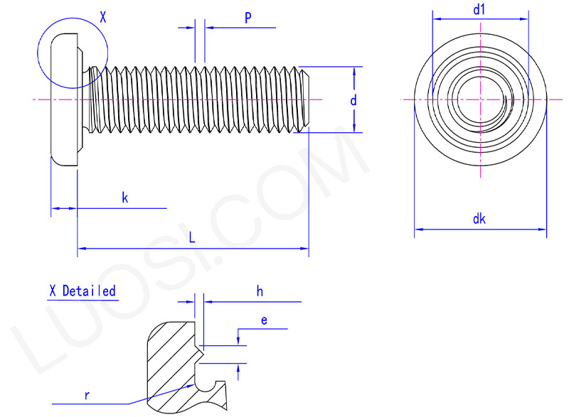Type UR projection weld stud parameter