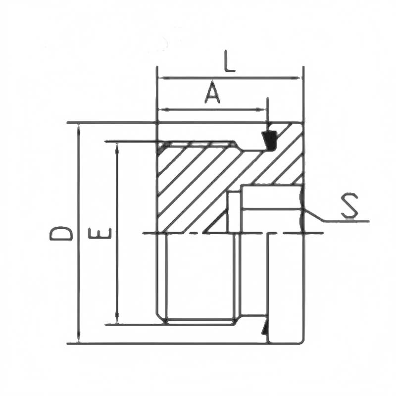 4BN BSP Male Captive Seal Hollow Hex Hydraulic Plug