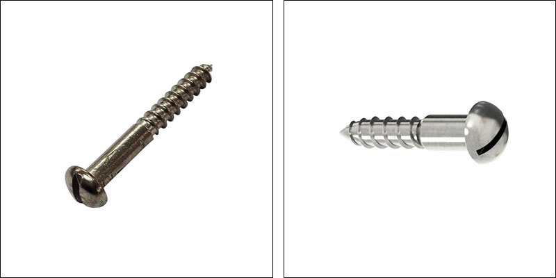 Slotted Round Head Wood Screw DIN 96