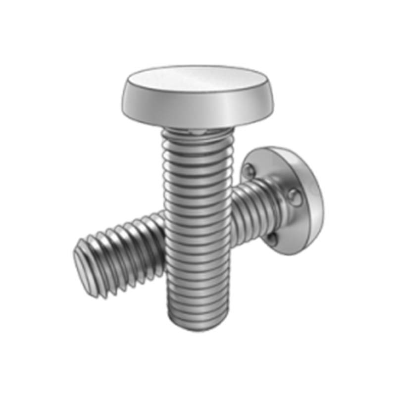 둥근 머리 돌기 용접 나사