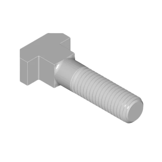 사각 넥 볼트가 있는 T-헤드 볼트